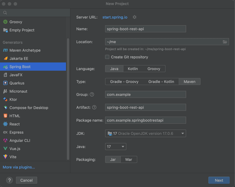 IntelliJ IDE generating