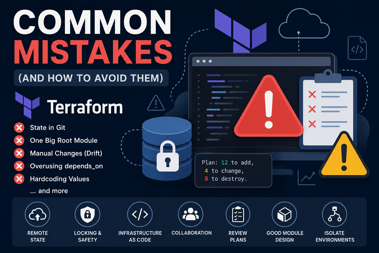 Những sai lầm phổ biến khi dùng Terraform (và cách tránh chúng)
