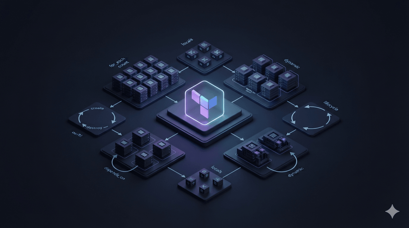 Những tính năng Terraform mình dùng mỗi ngày (for_each, count, dynamic, locals, depends_on, lifecycle, ...)